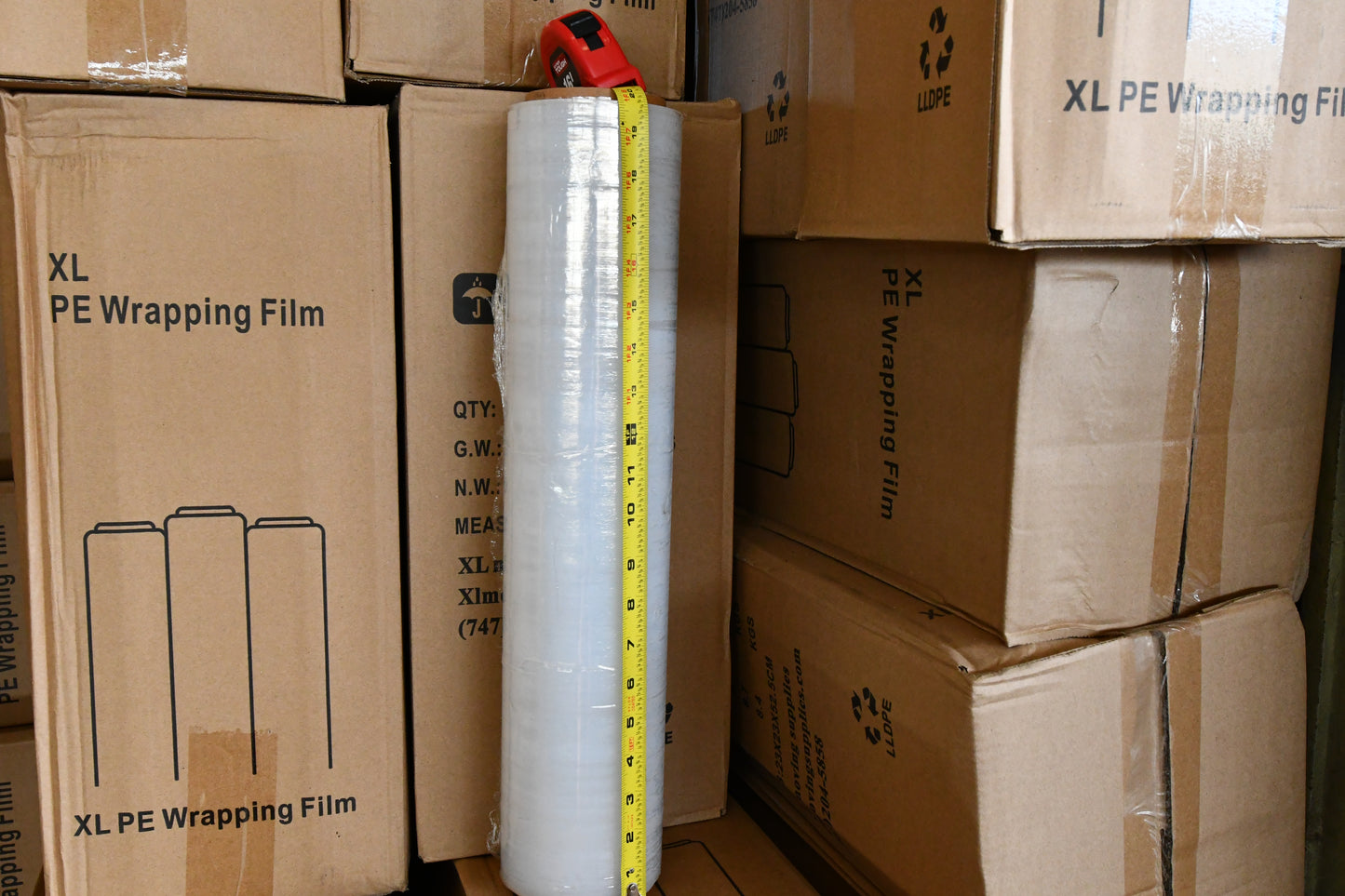 Stretch wrap, 4 rolls