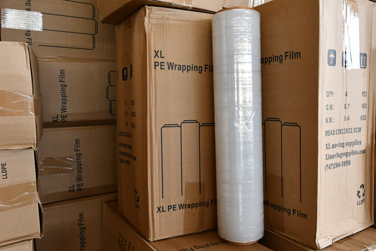 Stretch wrap, 4 rolls